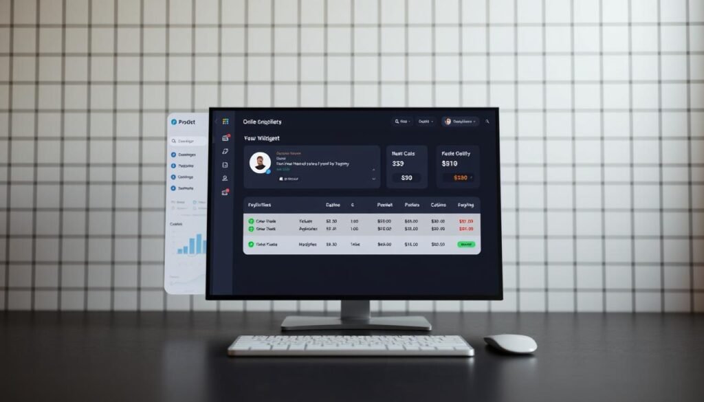 A contemporary, minimalist online platform with a sleek, user-friendly interface. The foreground features a clean, intuitive dashboard with customizable widgets, highlighting key metrics and functionalities. The middle ground showcases a seamless checkout process, with secure payment options and a responsive, mobile-optimized design. In the background, a subtle grid pattern creates a sense of order and structure, complementing the platform's efficient and organized layout. The overall mood is professional, trustworthy, and optimized for a smooth ticketing experience. Lighting is soft and diffused, creating a warm, inviting atmosphere. The camera angle captures a balanced, three-dimensional perspective, showcasing the platform's depth and functionality.